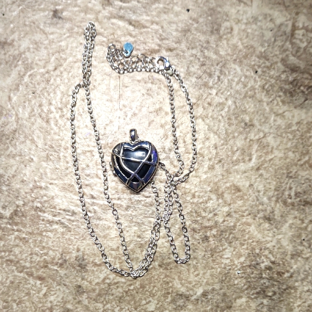 Silver Heart Pendant Necklace